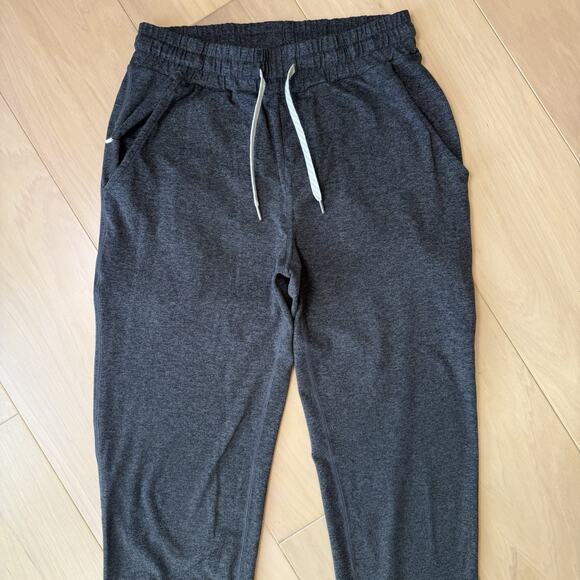 Vuori Ponto Performance Pants Small Black Comfy Sweatpants Loungewear Yoga - Picture 3 of 11